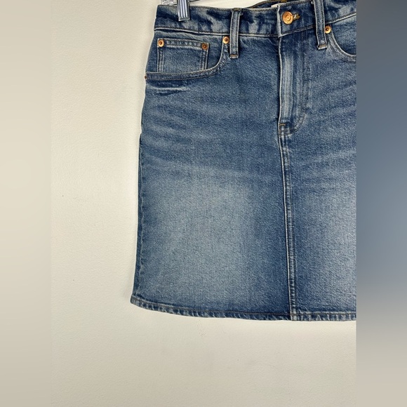 J.Crew Denim Mini Skirt Re-imagined 5 Pocket Light Wash Women’s Sz 26 - Picture 6 of 7